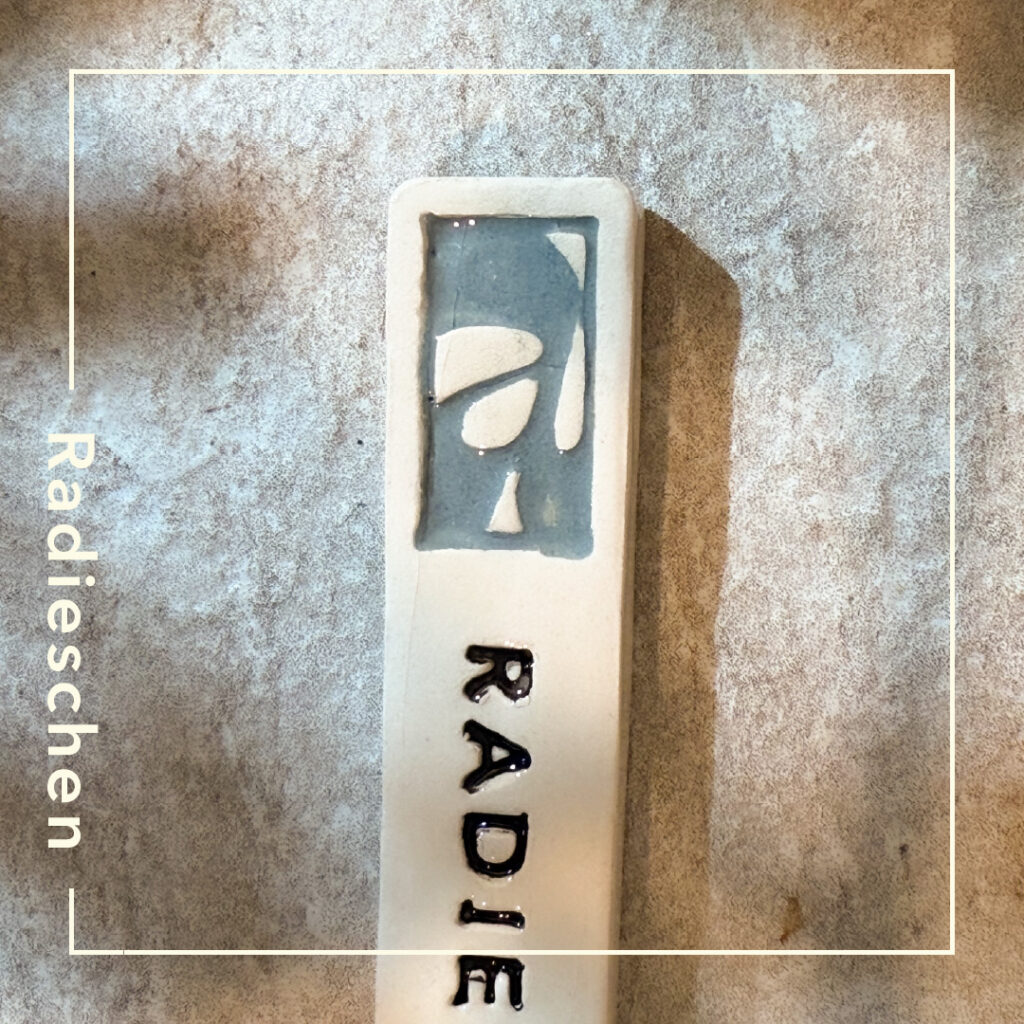 Pflanzenstecker Radieschen